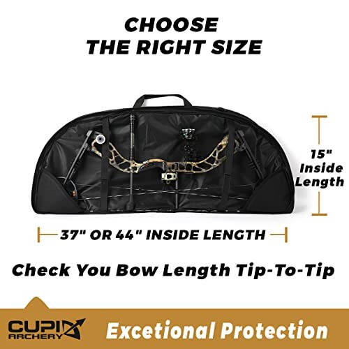 Compound Bow Case Soft Light-Weight Bow Bag with Arrow 37in Inside Length Camo