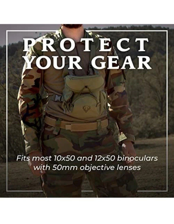 Boundless Performance Binocular Harness Chest Pack Tactical Bag Olive Drab Green