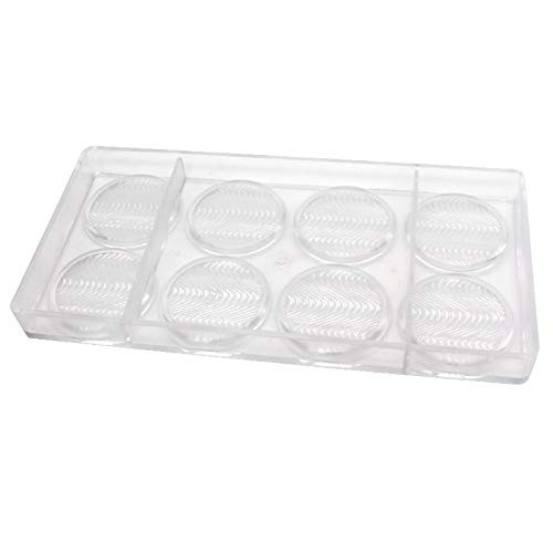 Round Cookie Shape Polycarbonate Chocolate Mold Medal Maker DIY Tool