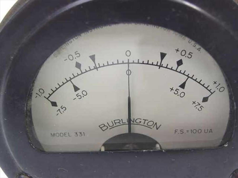 331 Burlington Meter Res = 1844 Ohm