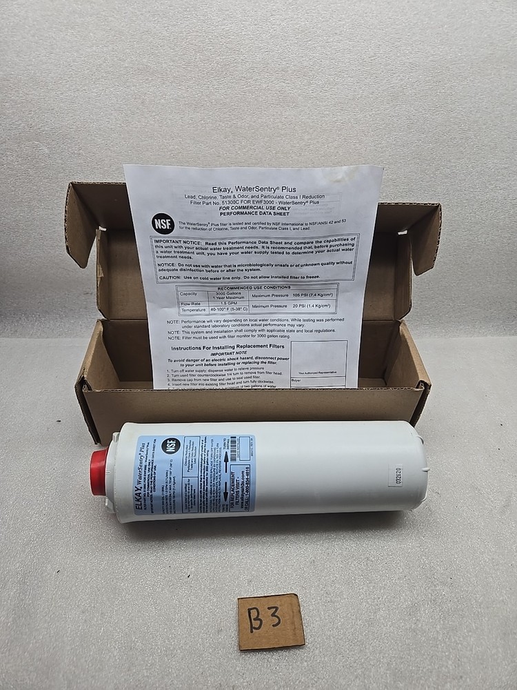 Fit For Elkay 51300C WaterSentry Plus Replacement Water Filter W/Free Shipping!