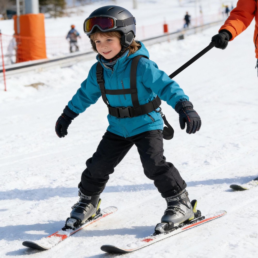 Kids Ski Harness Adjustable Retractable Anti-fall Safety Leash