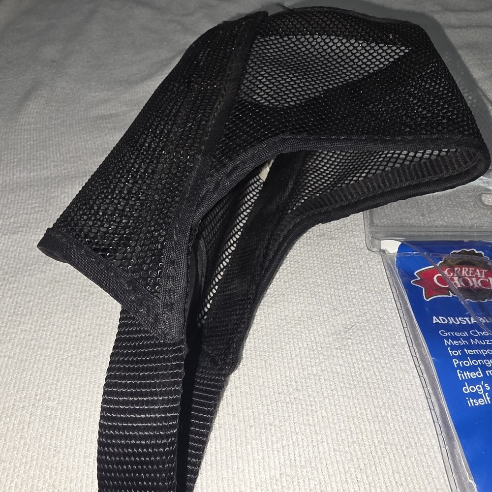 Great Choice Adjustable Mesh Dog Muzzle Size 7 80-800lb New
