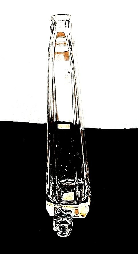 Colle Crystal Prisma Decanter Bottle Whiskey 16in