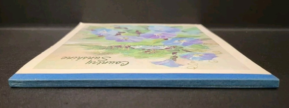 Vintage County Sunshine Writing Tablet Notepad Flowers Decorative