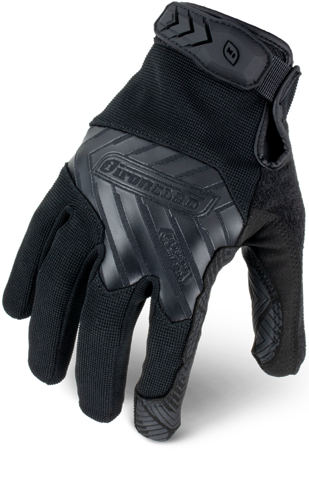 IronClad IEXT-GBLK Command Tactical Grip (Touchscreen) Black Gloves- Select Size