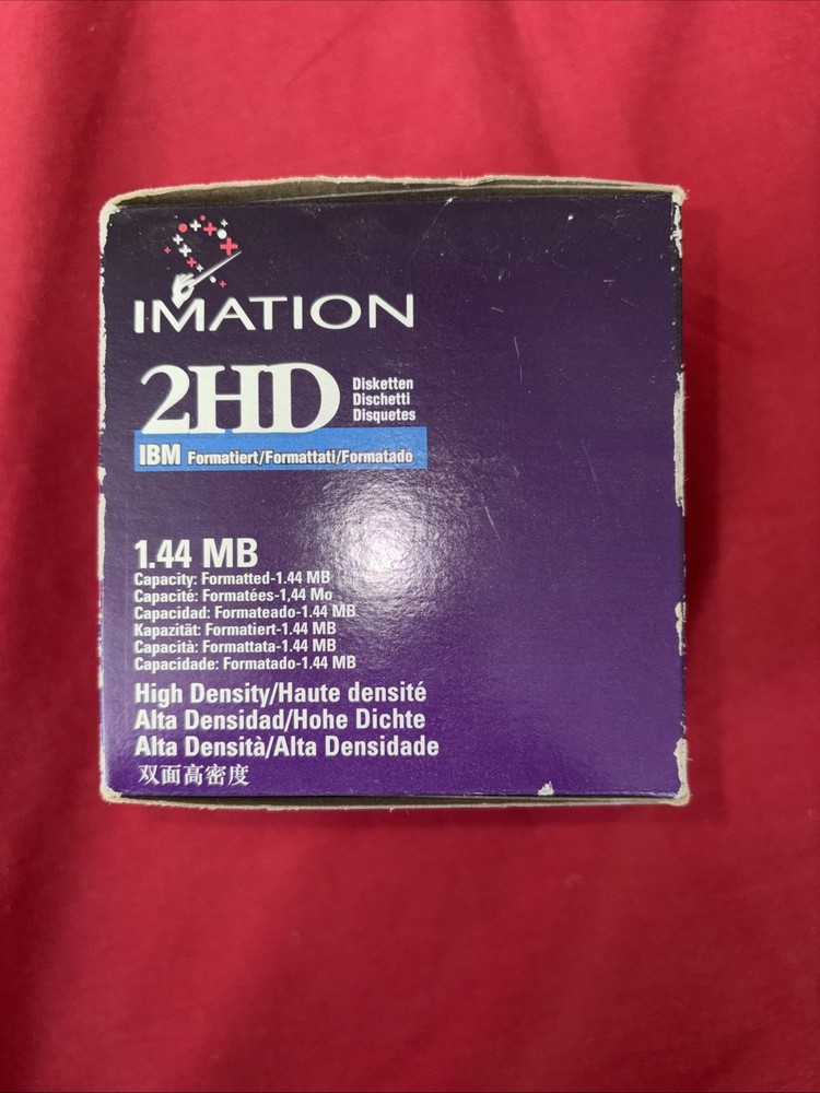 Imation 2HD IBM Formatted High Density Diskettes - 25 Pack - Floppy Disks - NEW