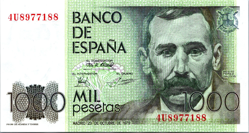 Spain 1000 Pesos 1982 UNC Pick 158