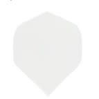 White Standard Poly Royal Hard Dart Flight