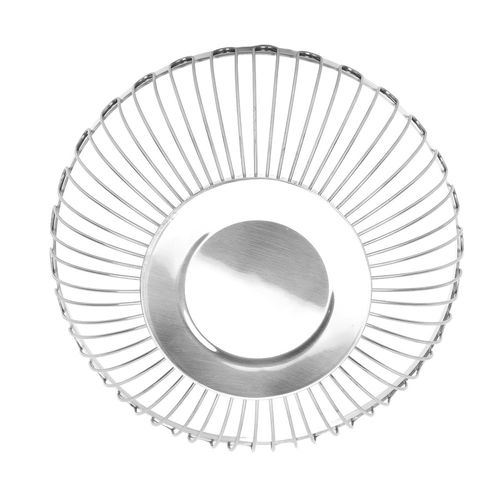 Stainless Steel Fruit Basket, Fruit Bowl Modern Rustproof Mirror Polished Draini