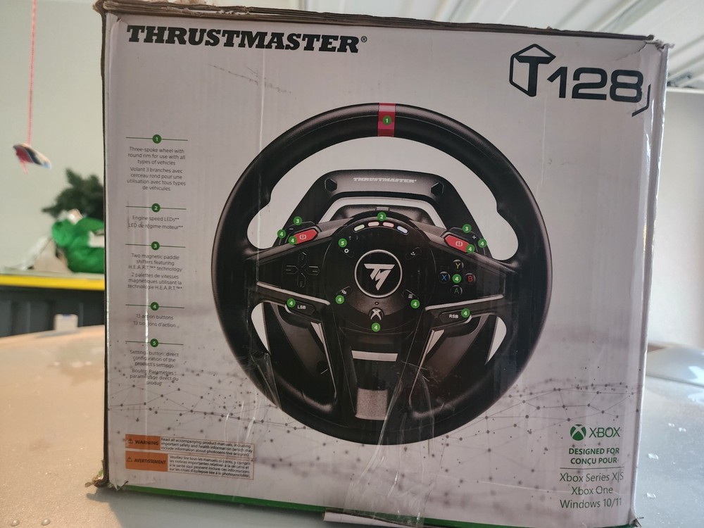 Thrustmaster T128 Steering Wheel & Pedals Xbox & Windows 11