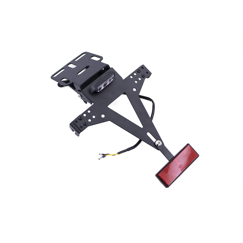 Motorcycle Adjustable Angle License Number Plate Frame Holder Bracket For Yamaha