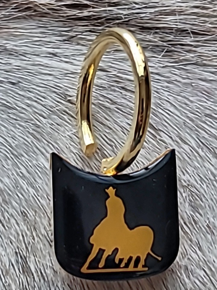 Cutting Horse Key Chain NEW