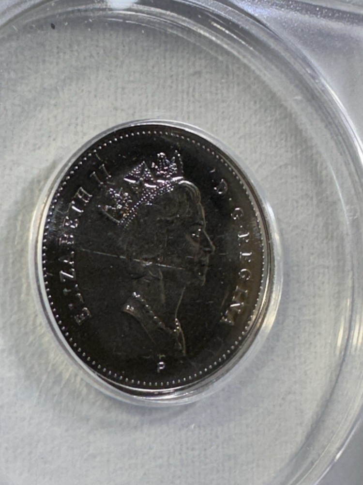 2001-P Canada 25 Cents Graded MS 67 by ANACS