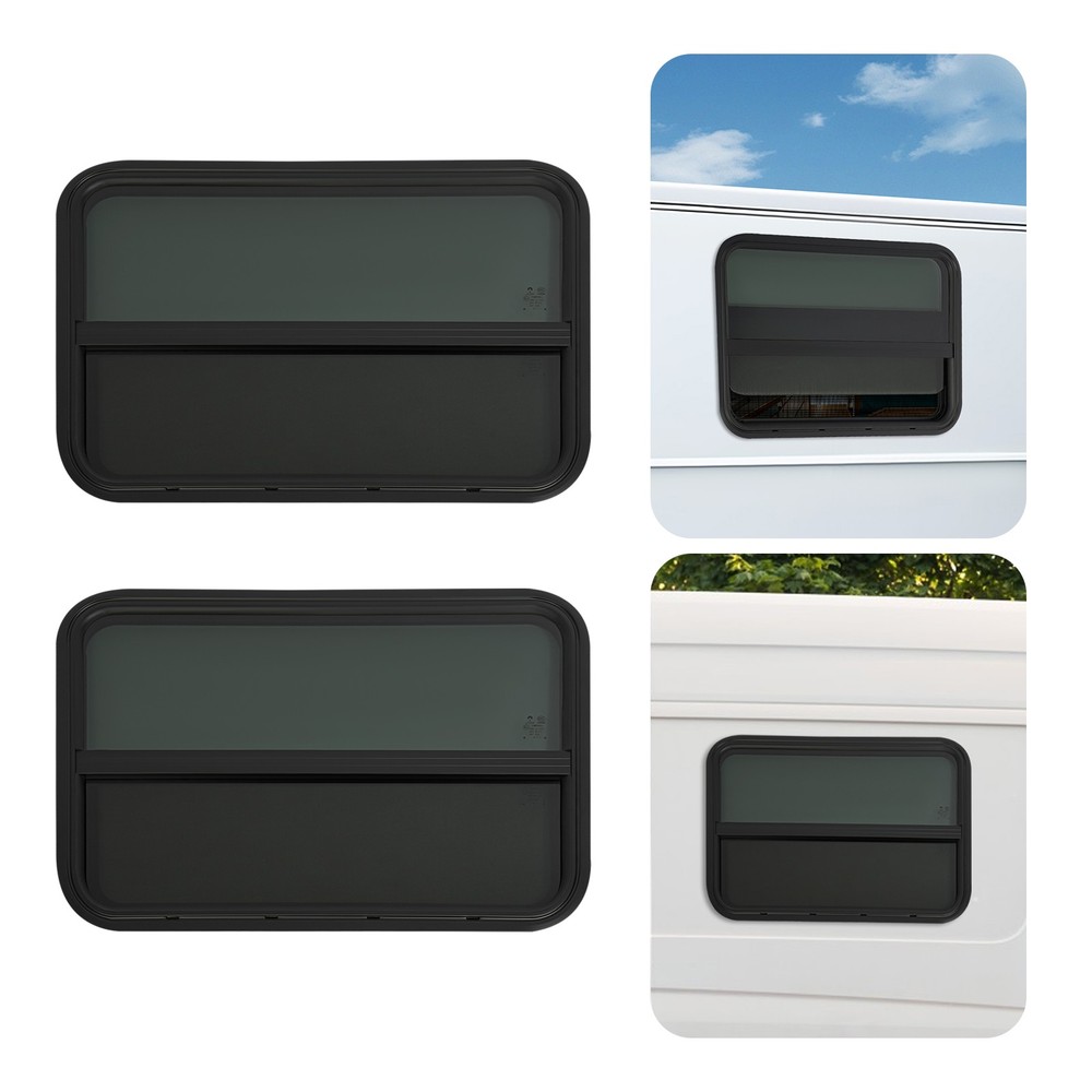 2 Pcs Rv Windows, Clip-on Mounting Rv Window, Modern Rv Vertical Slide Window