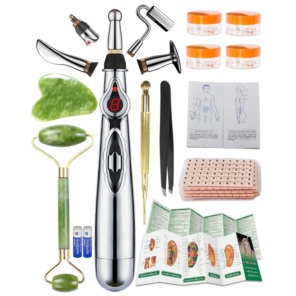 Ultimate Acupuncture Solution: Electronic Pen, Gua Sha & Complete Kit Included
