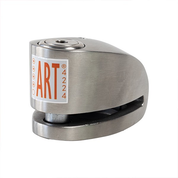 Motorcycle Disc Lock - RD15S 120dB 14mm Pin Alarmed Disc Lock Security - Silver