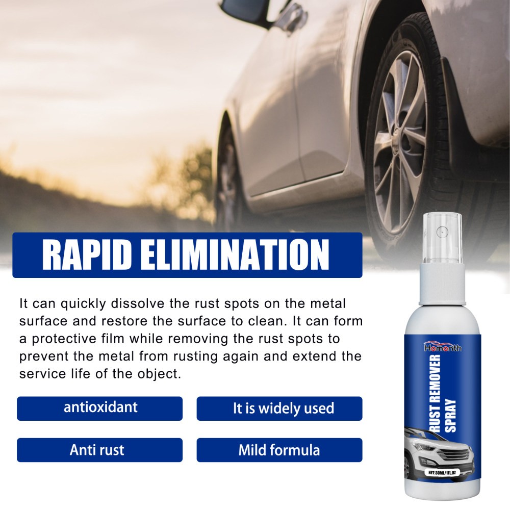Instant Rust Removal Spray Car Wheel Refurbishment Rust Removal