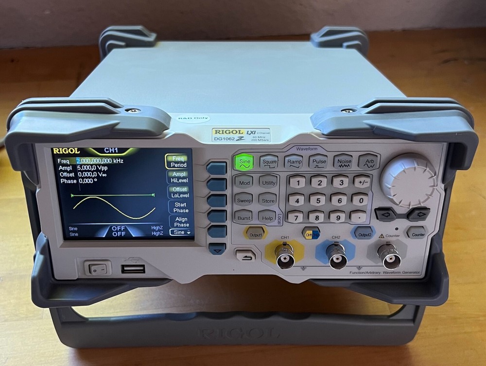 Rigol DG1062Z Function/Arbitrary Waveform Generator 60 MHz