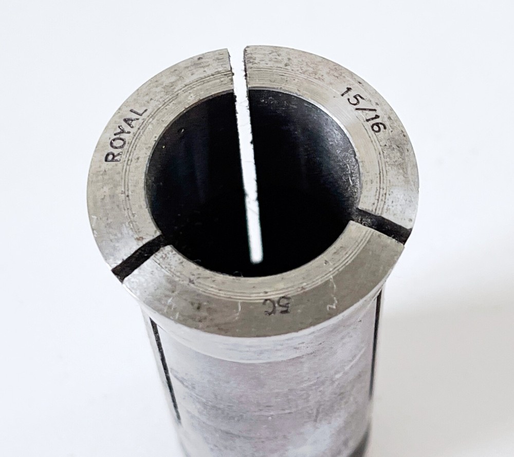 15/16" ROYAL 5C Round Collet External & Internal Threads .9375" USA