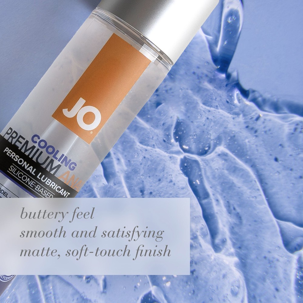 System JO Premium Anal COOLING Silicone Based Long Lasting Personal Lubricant