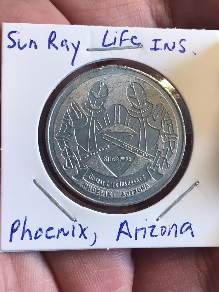 Advertisement Token - Sun Ray Life Insurance - Phoenix, Arizona