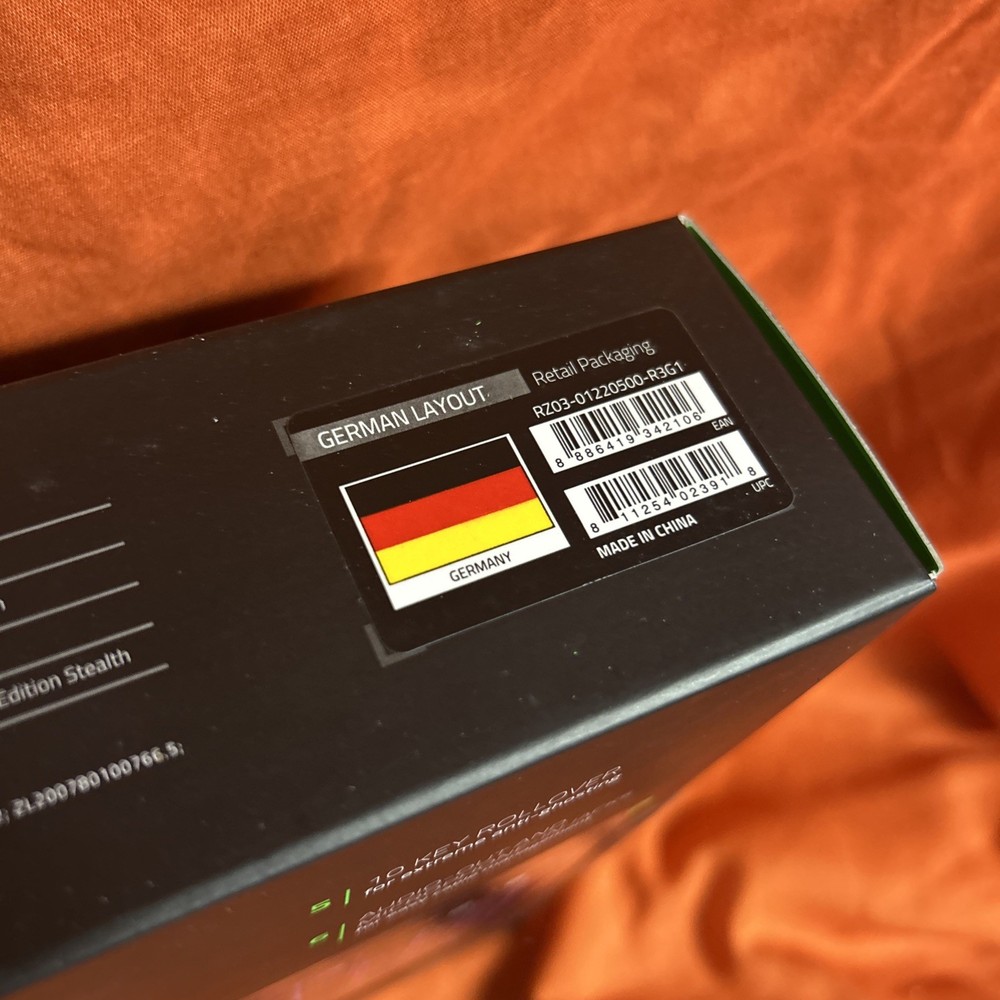 Razer blackwidow chroma German Layout Gaming Keyboard