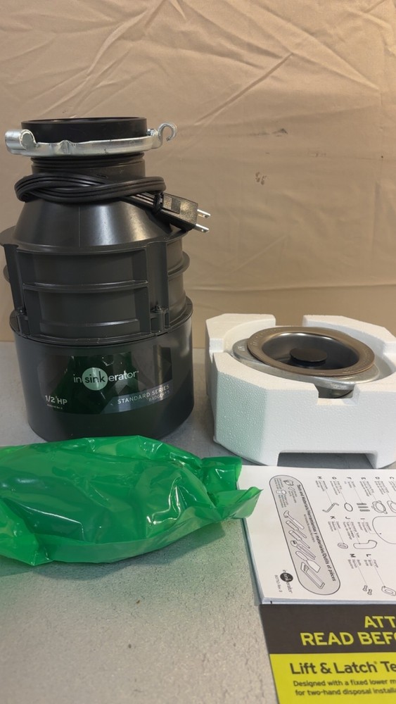 InSinkErator Garbage Disposal Standard Series 1/2 HP BRAND NEW