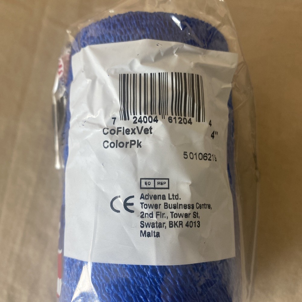 Co-Flex Bandage - 4” X 5 yards - Blue