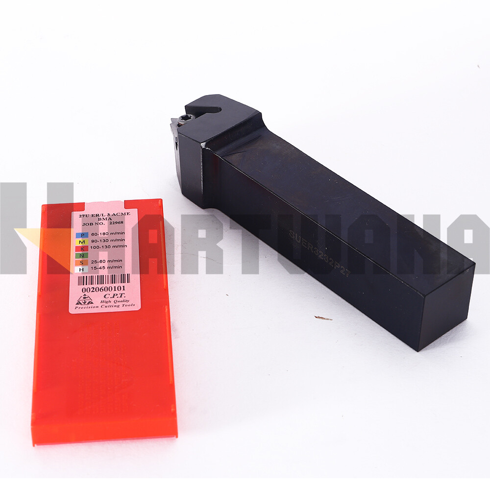3ACME 29 Degree Indexable Threading Inserts Trapezoidal Turning Tool Holder 32mm