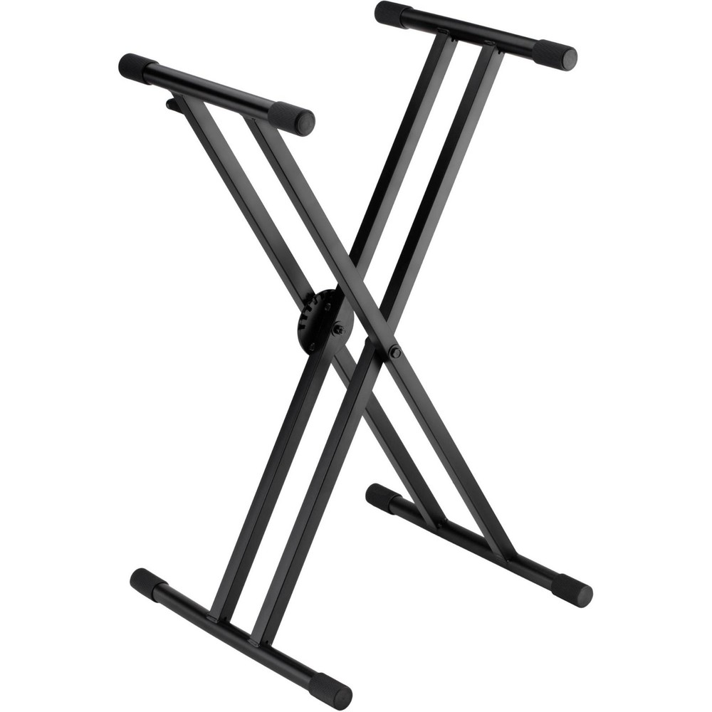 Lectronify Double-X Keyboard Stand Pull Lock Adjustable Height Heavy Duty 154 lb