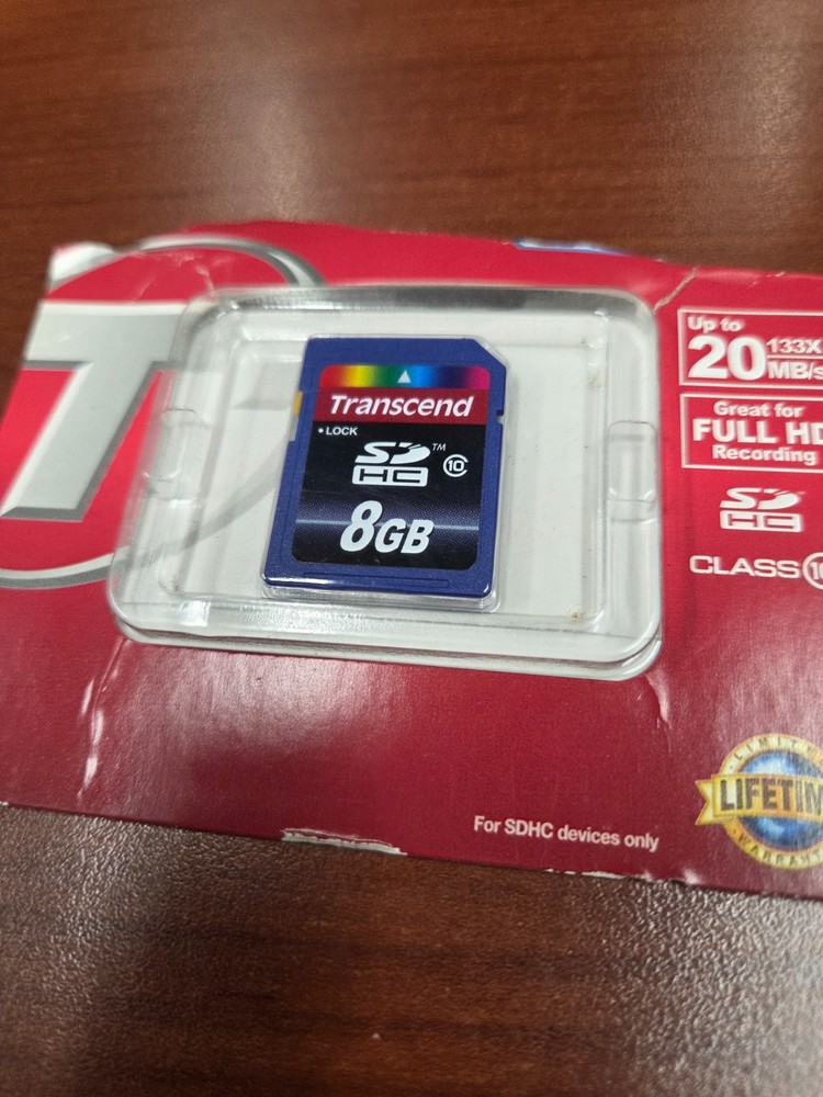 8GB Transcend SDHC Card