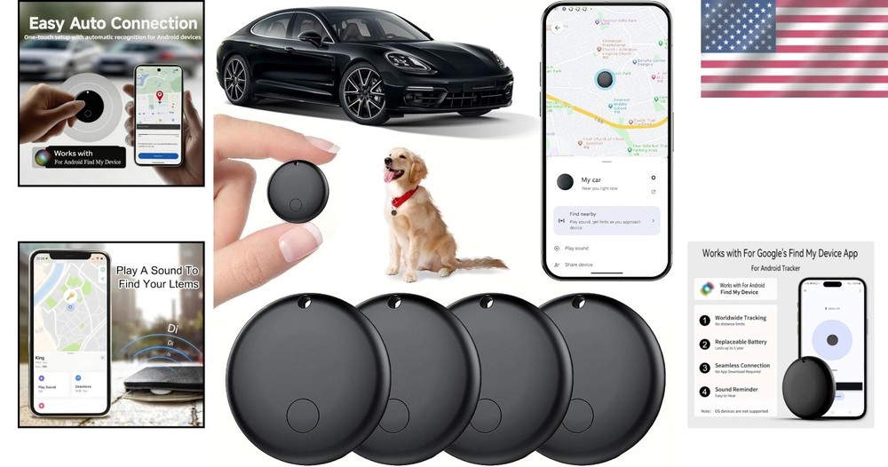 Android GPS Tracker for Vehicles, Hidden Tracking Device for Vehicles, Car Tr...