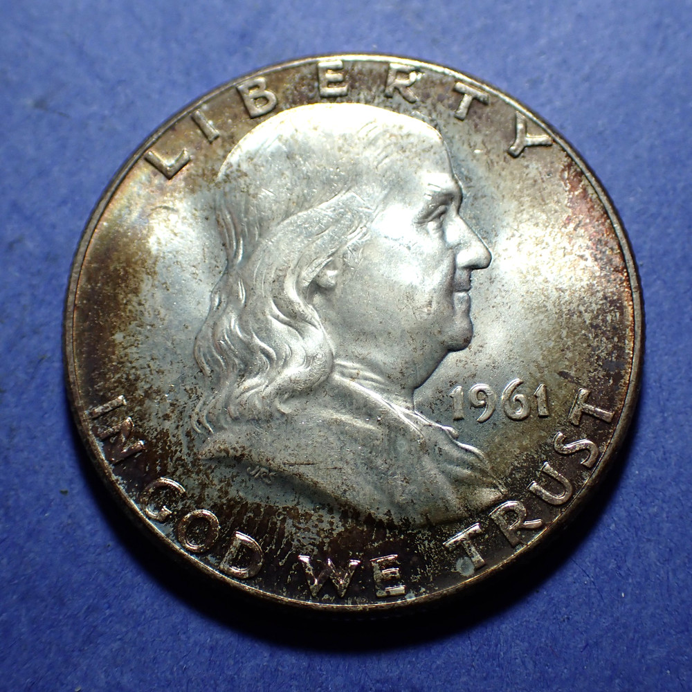 1961 Franklin Half Dollar  BU