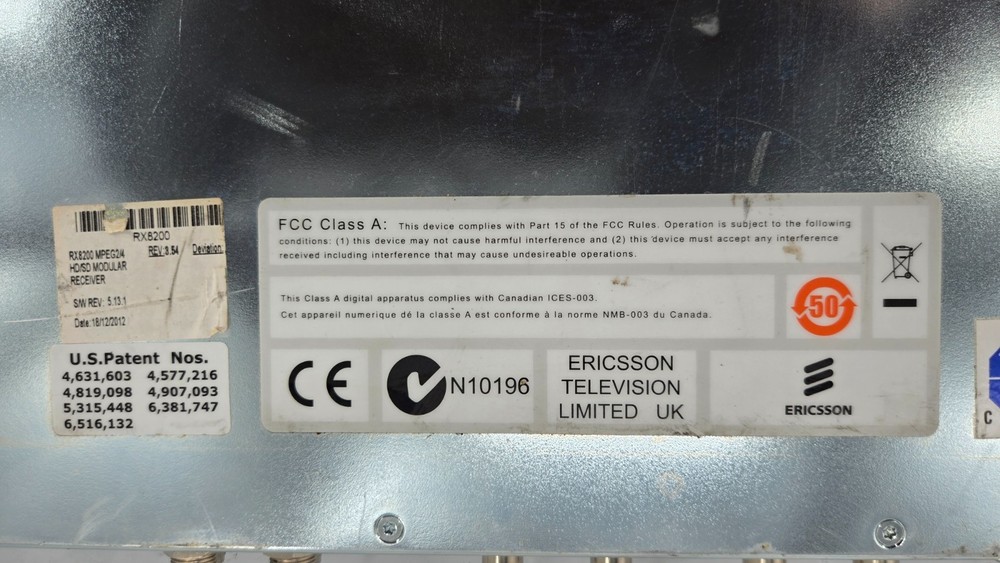 Ericsson RX8200 Advanced Modular Receiver