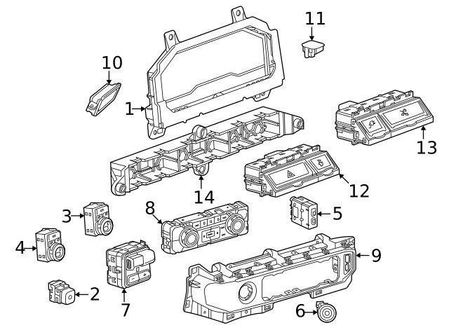 Genuine GM Switch 87843117