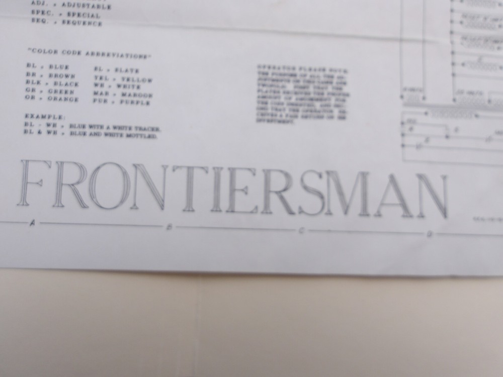 Gottlieb: Frontiersman - Schematic