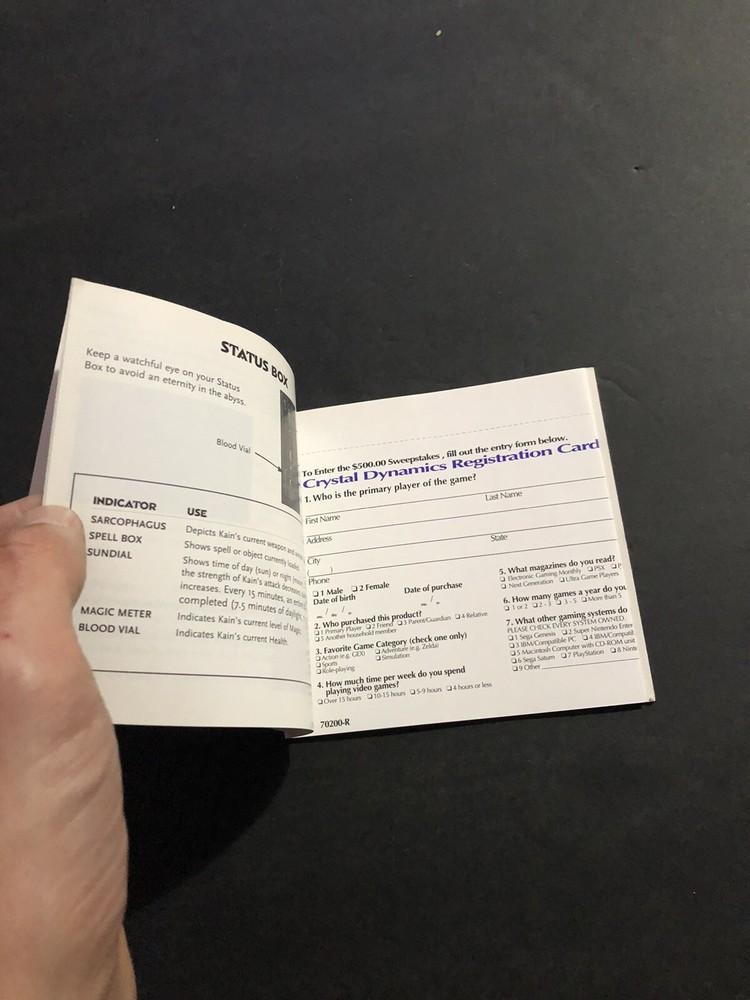 Rush hour ps1 Manual Only