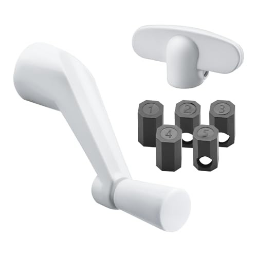Window Handle Crank Replace,3/8" Spline Crank Handle & Tee Handle Casement