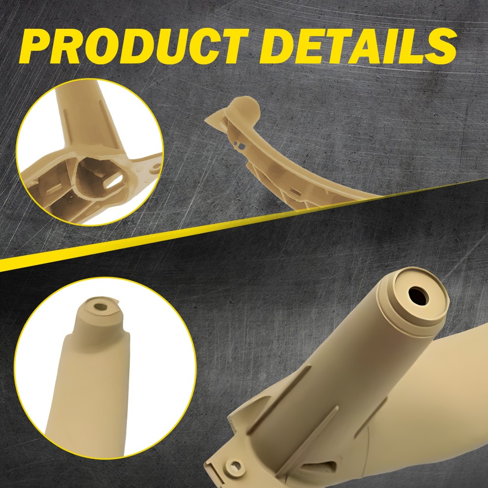 3PCS Interior Door Handle Panel Pull Cover Trim For BMW X5 X6 E70 07-13 Beige