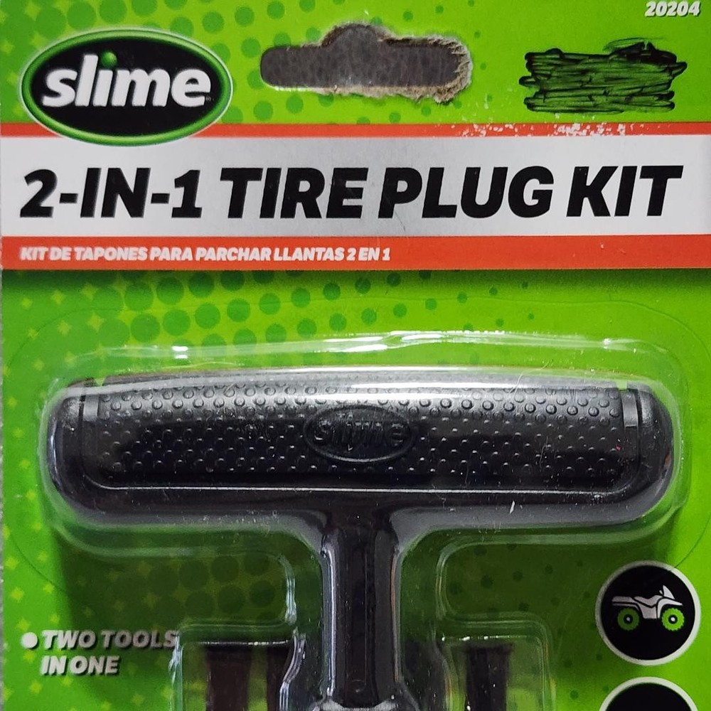 SLIME 2 IN 1 TIRE PLUG KIT 6 PIECE KIT