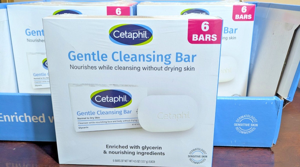Cetaphil Gentle Cleansing Bar - 4.5oz (6 Pack)