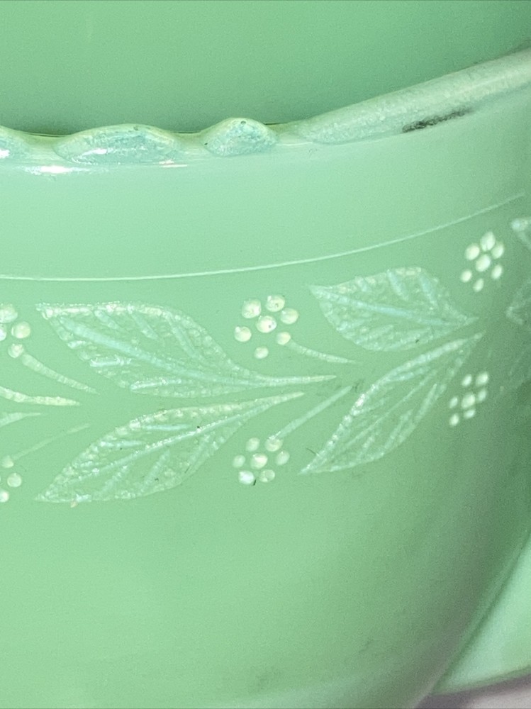 McKee 4 inch green creamer