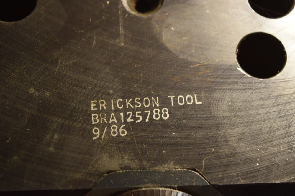 Erickson Tool Tenth Set BRA125788 9/86 Boring Head