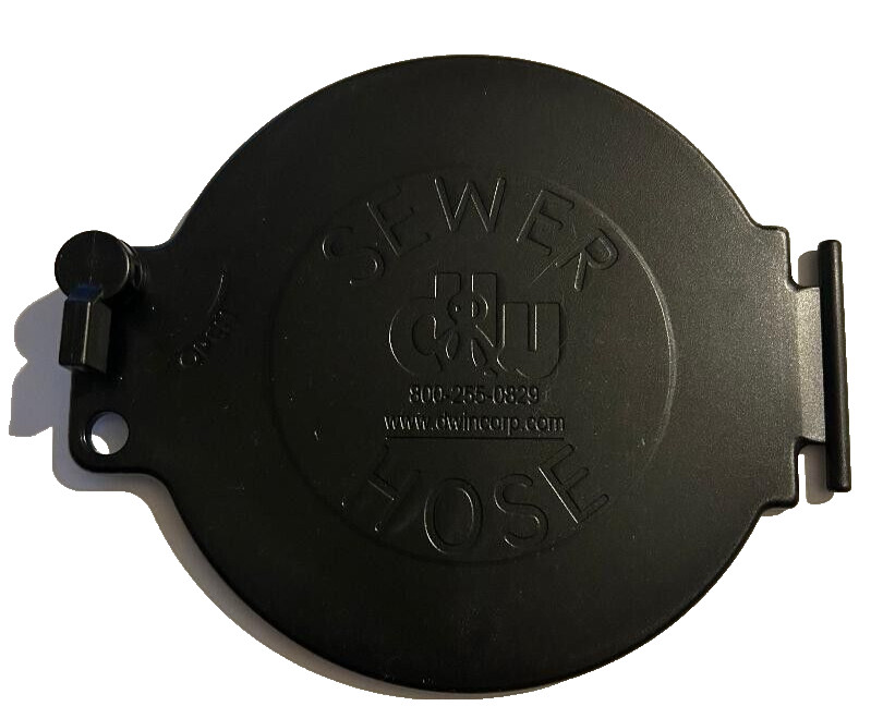 BLACK Replacement Hatch DOOR ONLY for Sewer Hose Carrier D&W Super-Tube & Slider