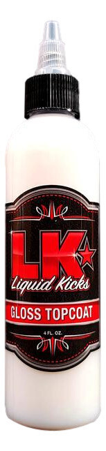 Liquid Kicks Top Coat: Semi Gloss Finish