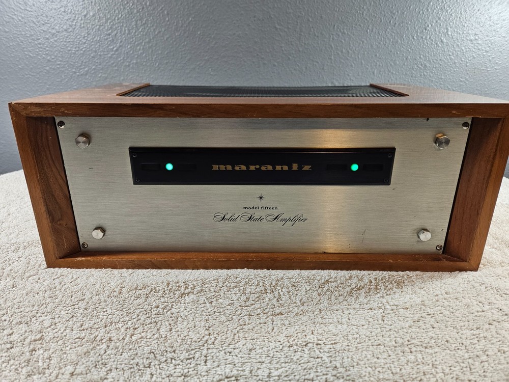 Marantz Model 15 Power Amplifier. Solid State. See it play!