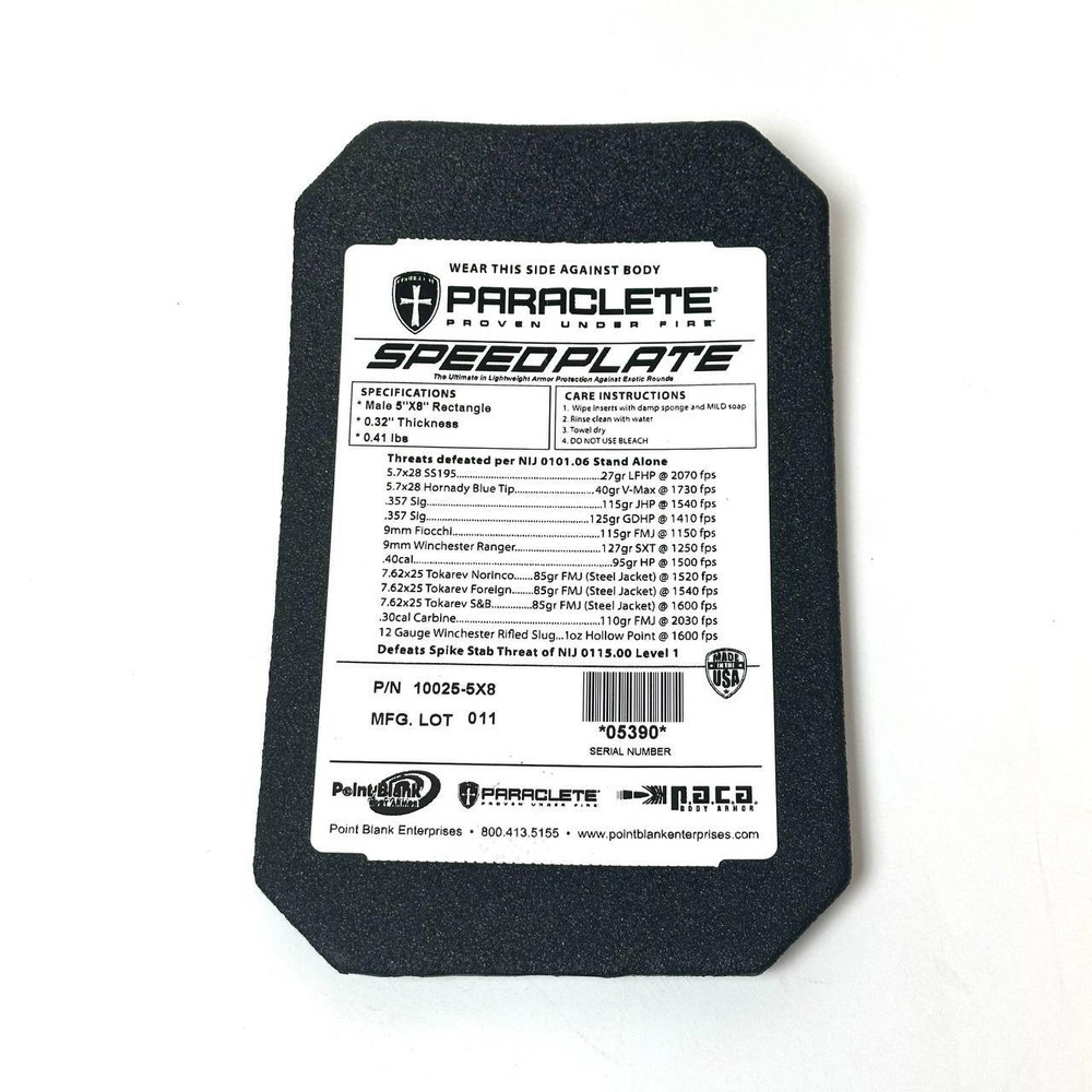 Paraclete Speed Plate