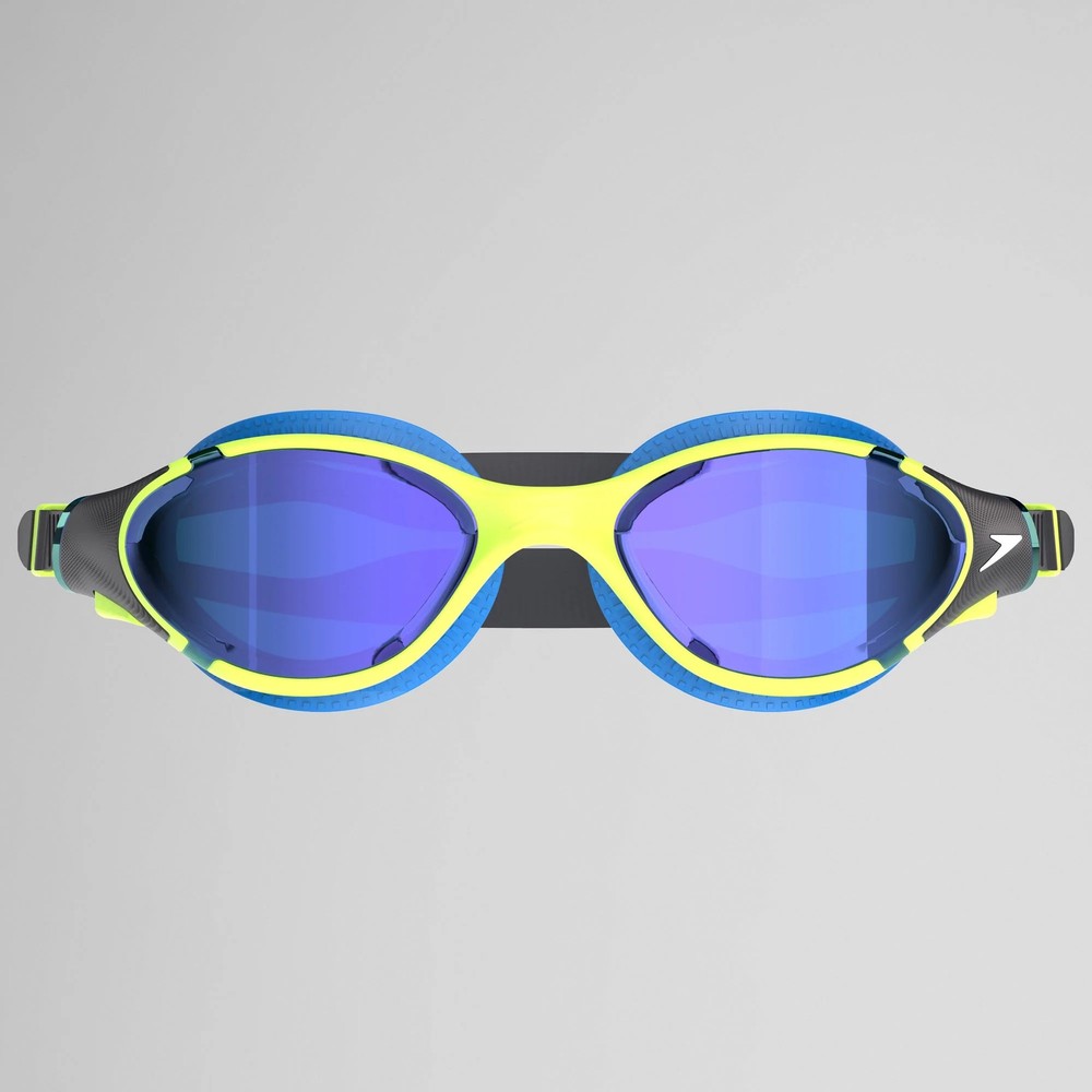 Speedo Biofuse 2.0 Mirrored Goggles, Green/Blue