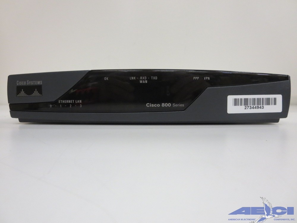 CISCO 800 SERIES SECURITY ROUTER; 4 PORT CISCO871-SEC-K9; COM4F10BRA